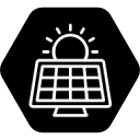 icône panneaux photovoltaïques
